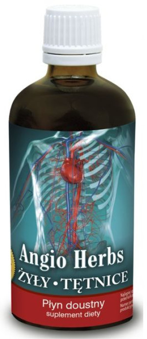 Angio Herbs żyły tętnice 100ml Inwent Herbs