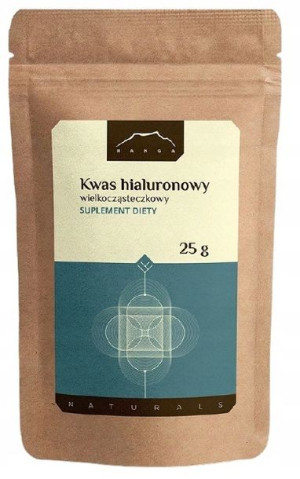 Kwas hialuronowy wielkocząsteczkowy 25g Nanga