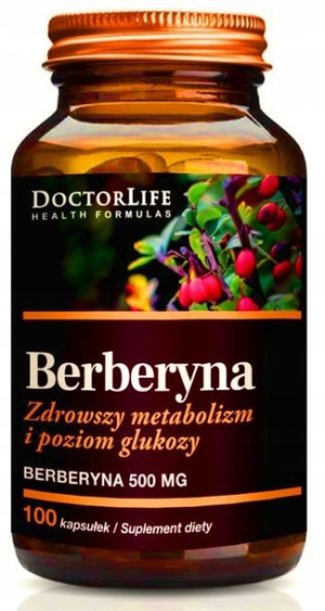 Doctor Life Berberine 500 mg 100kapsułek