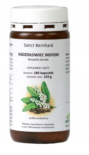 Sanct Bernhard Kadzidłowiec Indyjski 180kapsułek