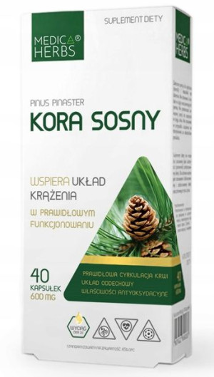 Medica Herbs Kora Sosny 40 kapsułek