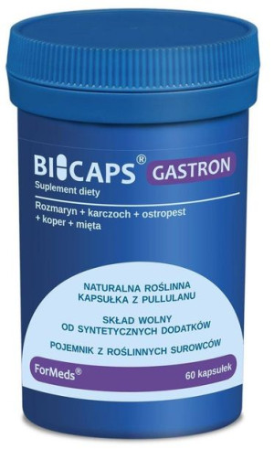 BiCaps Gastron Wątroba żołądek 60kapsułek