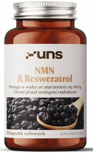 UNS NMN Z Resweratrolem 30kapsułek