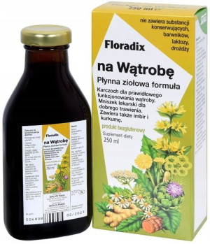 Floradix na Wątrobę płyn 250 ml