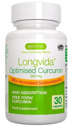 Igennus Kurkuma Longvida Curcuma 500mg 30kapsułek