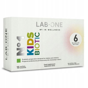 Lab One KIdsBiotic probiotyki proszek 15 saszetek