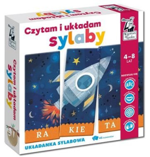Czytam i układam sylaby układanka Kapitan Nauka