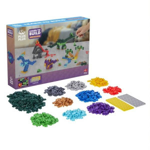 Klocki mini mix  600 szt dino learn build Plus Plus