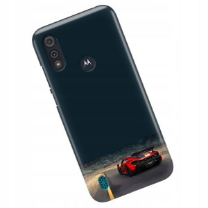 Etui do MOTOROLA E6S Case Auta Top Wzory + SZKŁO
