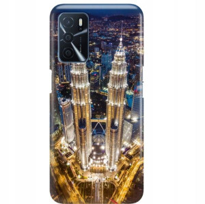 Etui Do OPPO A54s Ochronne Podróże Zabytki Wzory