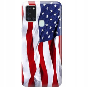 Etui Do SAMSUNG A21s Ochronne Podróże Mix Wzorów
