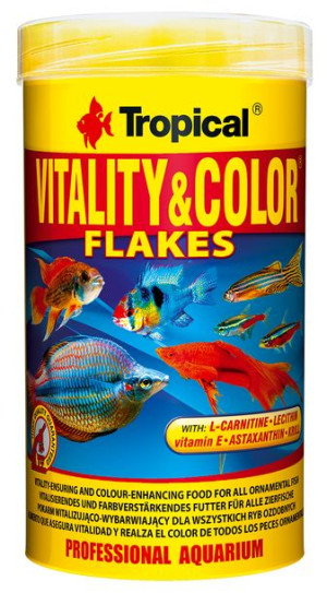 Tropical VITALITY COLOR 250ml - wysokobiałkowy, wybarwiający pokarm