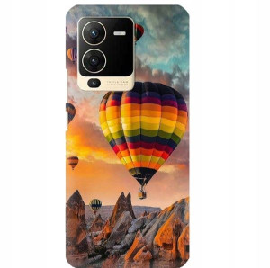 Etui Do VIVO S15 5G Ochronne Podróże Zabytki Wzory