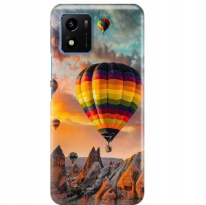 Etui Do VIVO Y01 Ochronne Podróże Zabytki Wzory