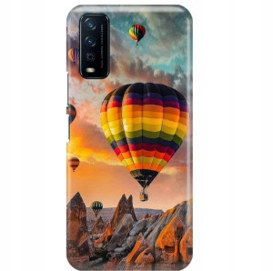Etui Do VIVO Y20i Ochronne Podróże Zabytki Wzory
