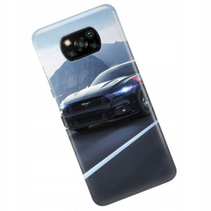 Etui do XIAOMI POCO X3 PRO Case Auta Wzory + 9H