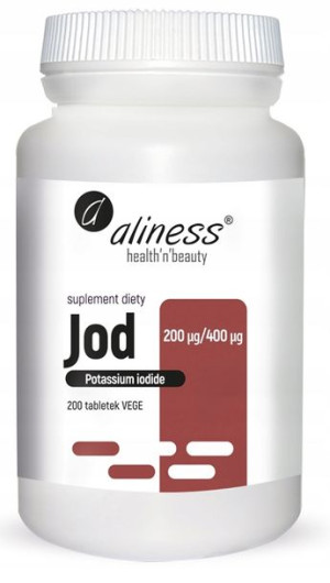 Aliness Jod (jodek potasu) 200µg/400µg 200tabletek
