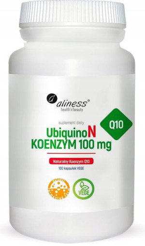 Aliness Koenzym Q10 Naturalny 100mg 100kapsułek