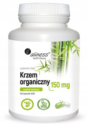 Aliness Krzem organiczny z pędów bambusa 100kaps