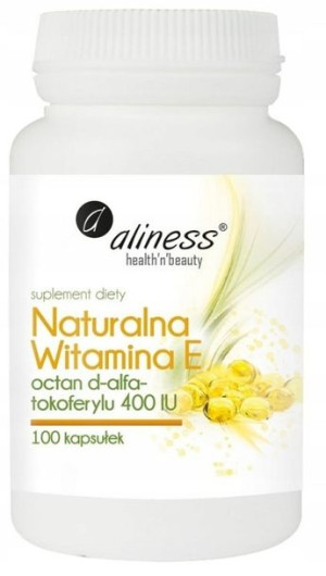 Aliness Witamina E 400 IU 100 kapsułek