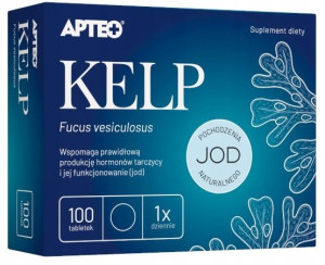 APTEO Kelp jod naturalny 100 tabletek