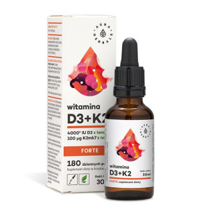 Aura Witamina D3 + K2 MK-7 forte 30ml