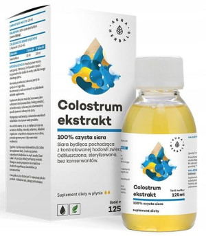 Colostrum Ekstrakt 100% czysta siara bydlęca 125ml