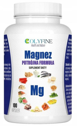 Colyfine Magnez potrójna formuła 100 kapsułek