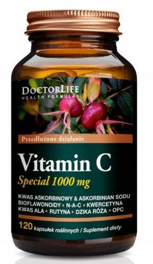 Doctor Life Witamina C 1000mg 120 kapsułek