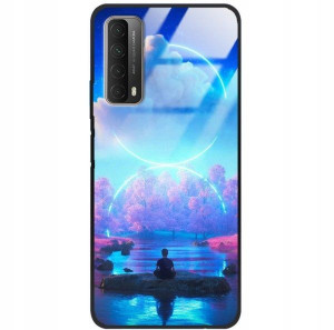 Etui Glass Do HUAWEI P SMART 2021 Mistyczne Wzory