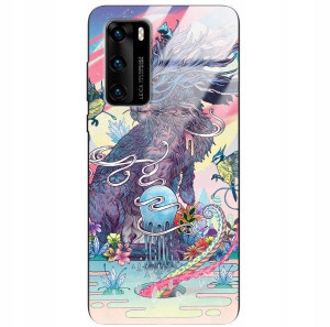 Etui Glass Do HUAWEI P40 Case Mistyczne Top Wzory
