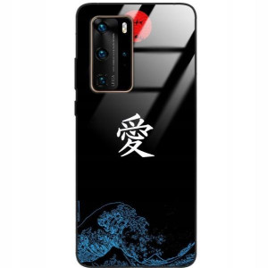 Etui Glass do HUAWEI P40 PRO Mroczne Anime Wzory