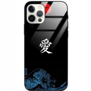 Etui Glass do IPHONE 12 PRO Mroczne Anime Wzory
