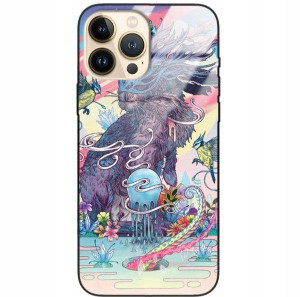 Etui Glass Do IPHONE 13 PRO MAX Mistyczne Wzory