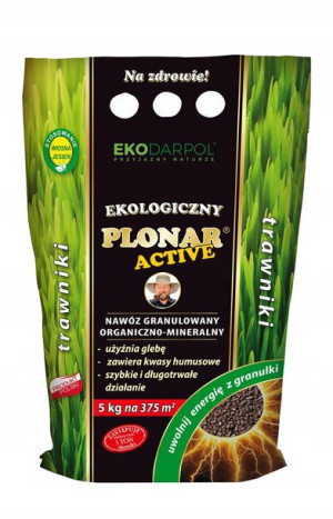 Plonar Active do trawników nawóz ekologiczny 5 kg