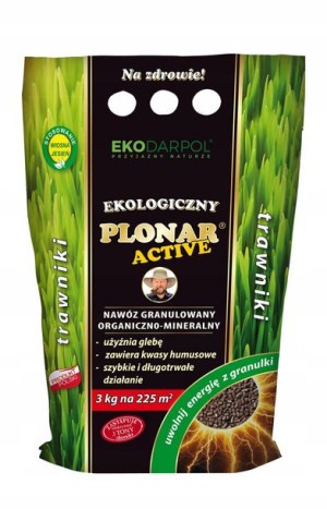 Plonar Active do trawników nawóz ekologiczny 3 kg