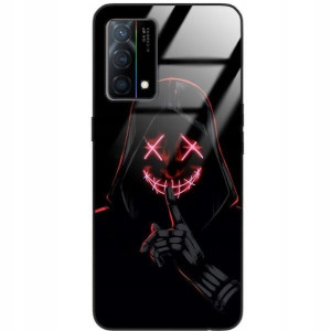 Etui Glass do OPPO K9 Mroczne Anime Mix Wzorów