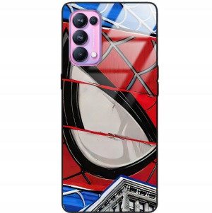 Etui Glass Do OPPO RENO 5 PRO Podróże Świat Wzory