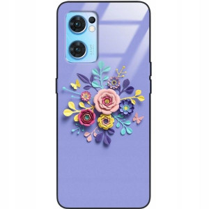 Etui Glass do OPPO RENO 7 SE 5G Summer Vibes Wzory