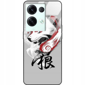 Etui Glass do OPPO RENO 8 Japan Style Anime Wzory