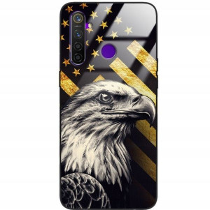 Etui Glass Do REALME 5 PRO Podróże Świat Top Wzory
