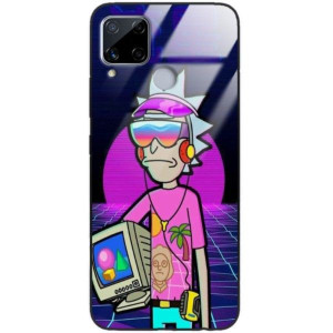 Etui Glass do REALME C15 Młodzieżowe Teen Wzory
