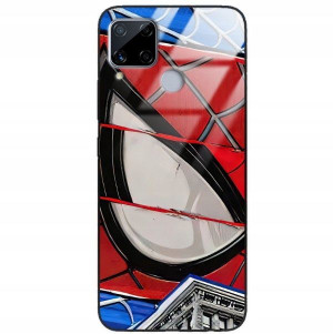 Etui Glass Do REALME C15 Podróże Świat Mix Wzorów