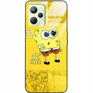 Etui Glass do REALME C35 Wakacyjne Kwiatowe Wzory