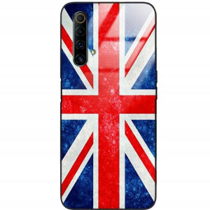 Etui Glass Do REALME X50 Podróże Świat Mix Wzorów