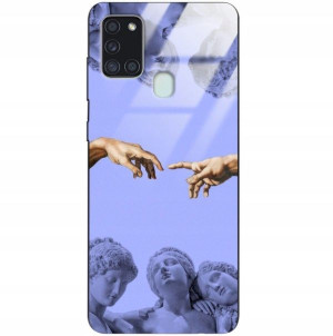 Etui Glass do SAMSUNG A21S Słodkie Modne Top Wzory
