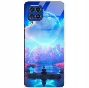 Etui Glass Do SAMSUNG F62 Case Mistyczne Top Wzory