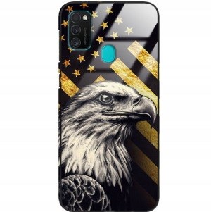 Etui Glass Do SAMSUNG M21 Podróże Świat Mix Wzorów