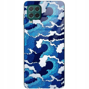 Etui Glass do SAMSUNG M62 Wakacyjne Kwiatowe Wzory