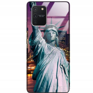 Etui Glass Do SAMSUNG S10 LITE Podróże Świat Wzory